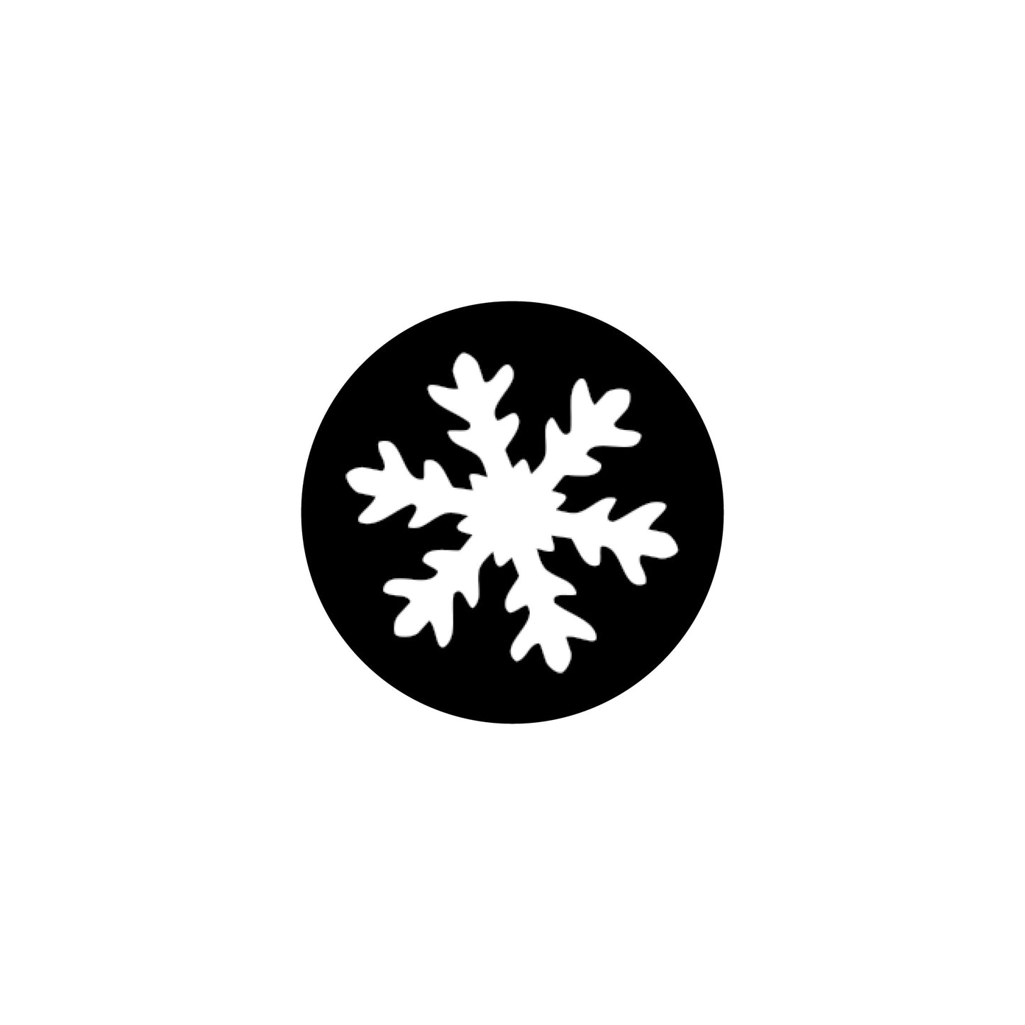 Motivstanzer Schneeflocke 2,54 cm