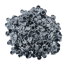 Pailletten grau, 8 mm