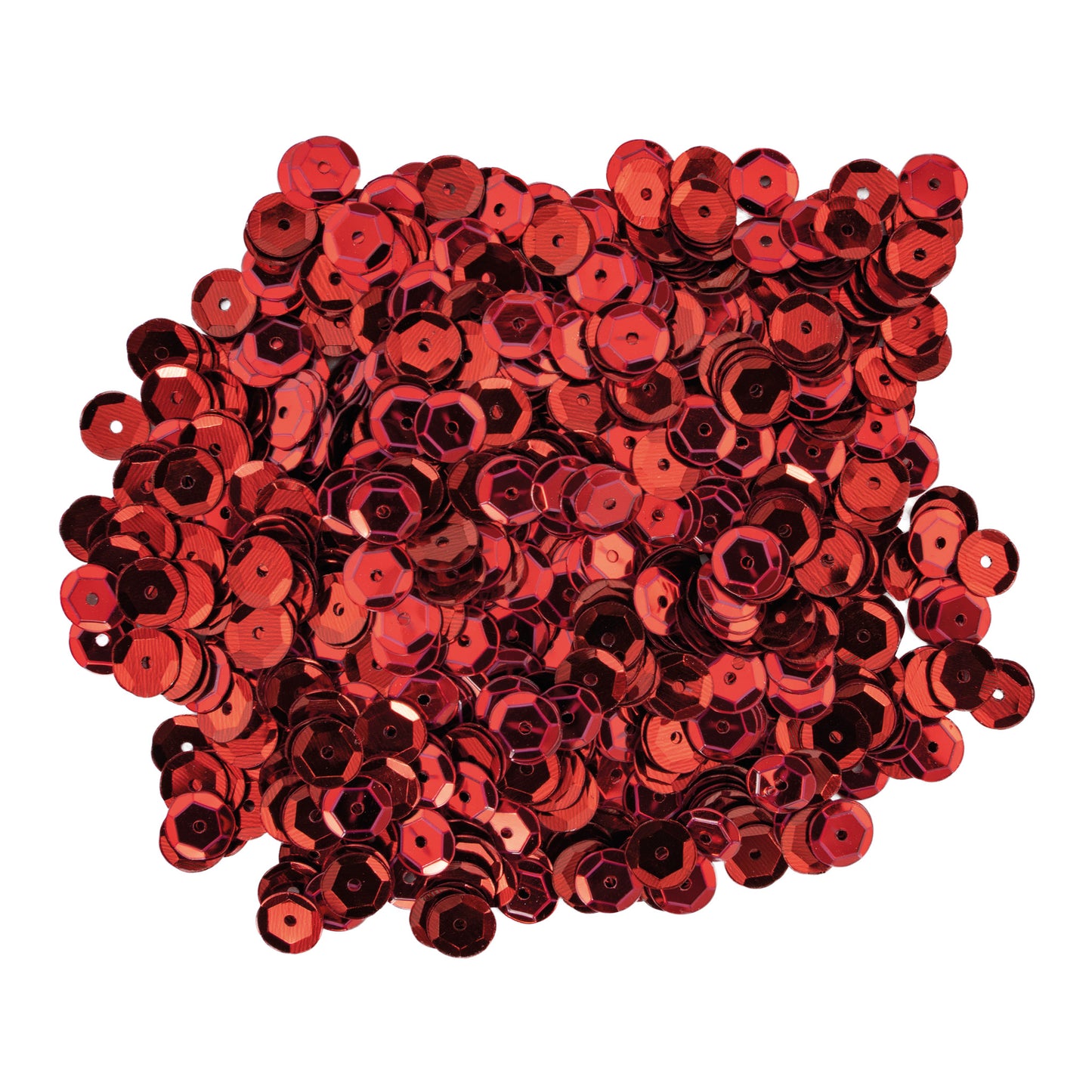 Pailletten rot, 8 mm