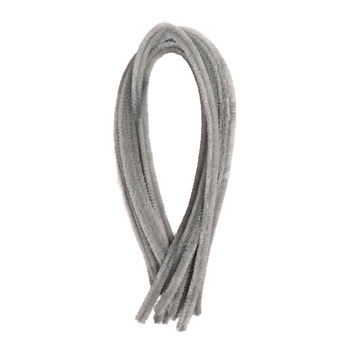 Pfeifenputzer 8 mm x 500 mm grau 10 St.