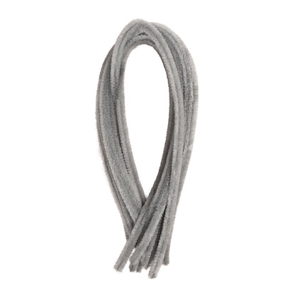 Pfeifenputzer 8 mm x 500 mm grau 10 St.