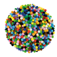 Pompons 10mm, bunt sortiert 1000 St.