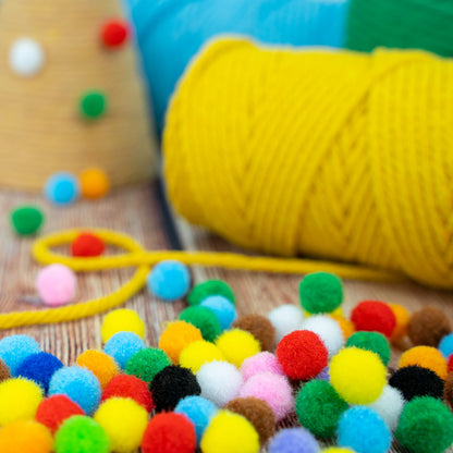 Pompons 10mm, bunt sortiert 1000 St.