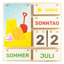 Holz Kalender bedruckt