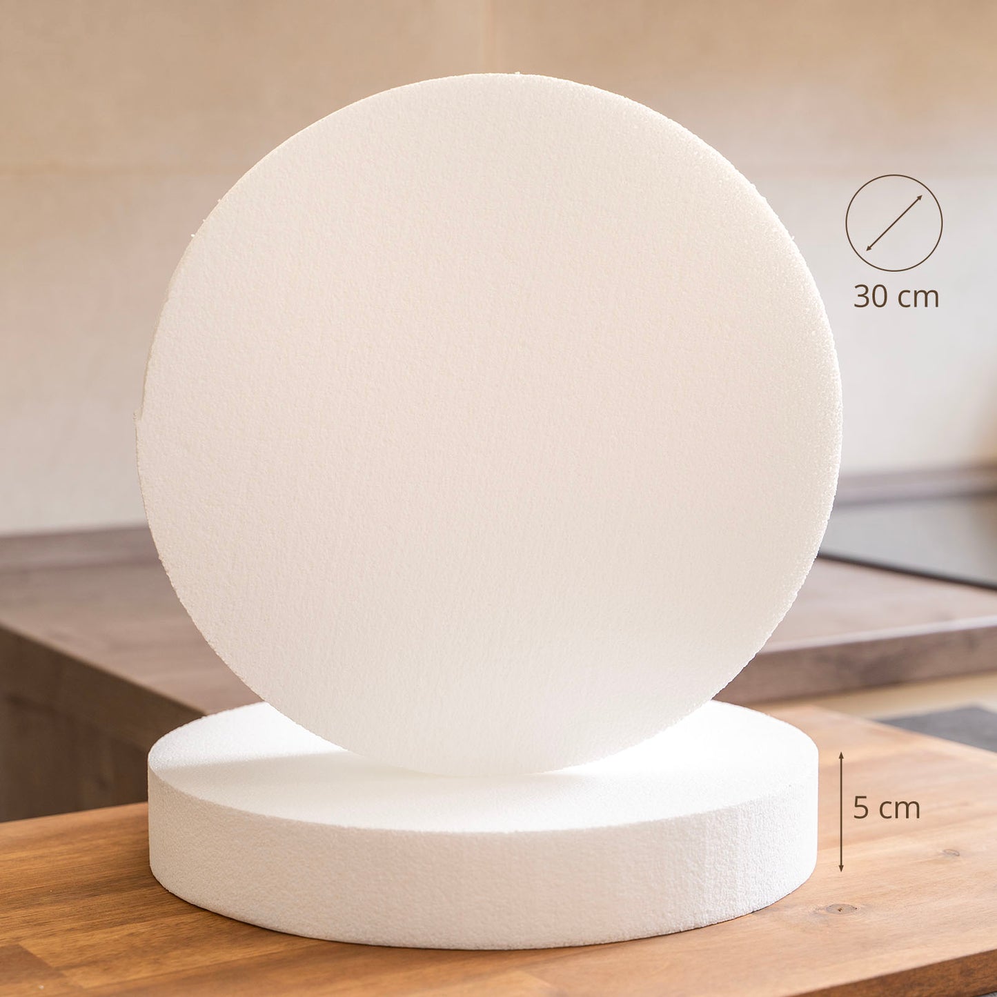 Styropor Scheibe 300x50mm