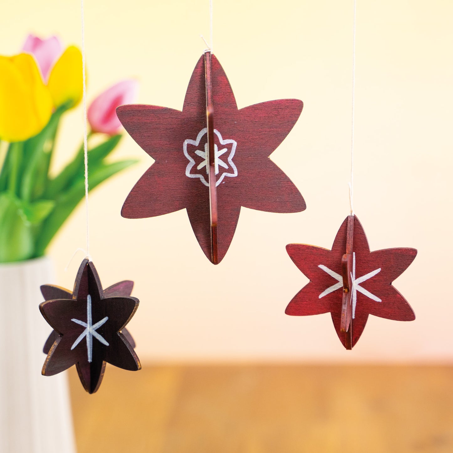 Holz Steckteil Blumen