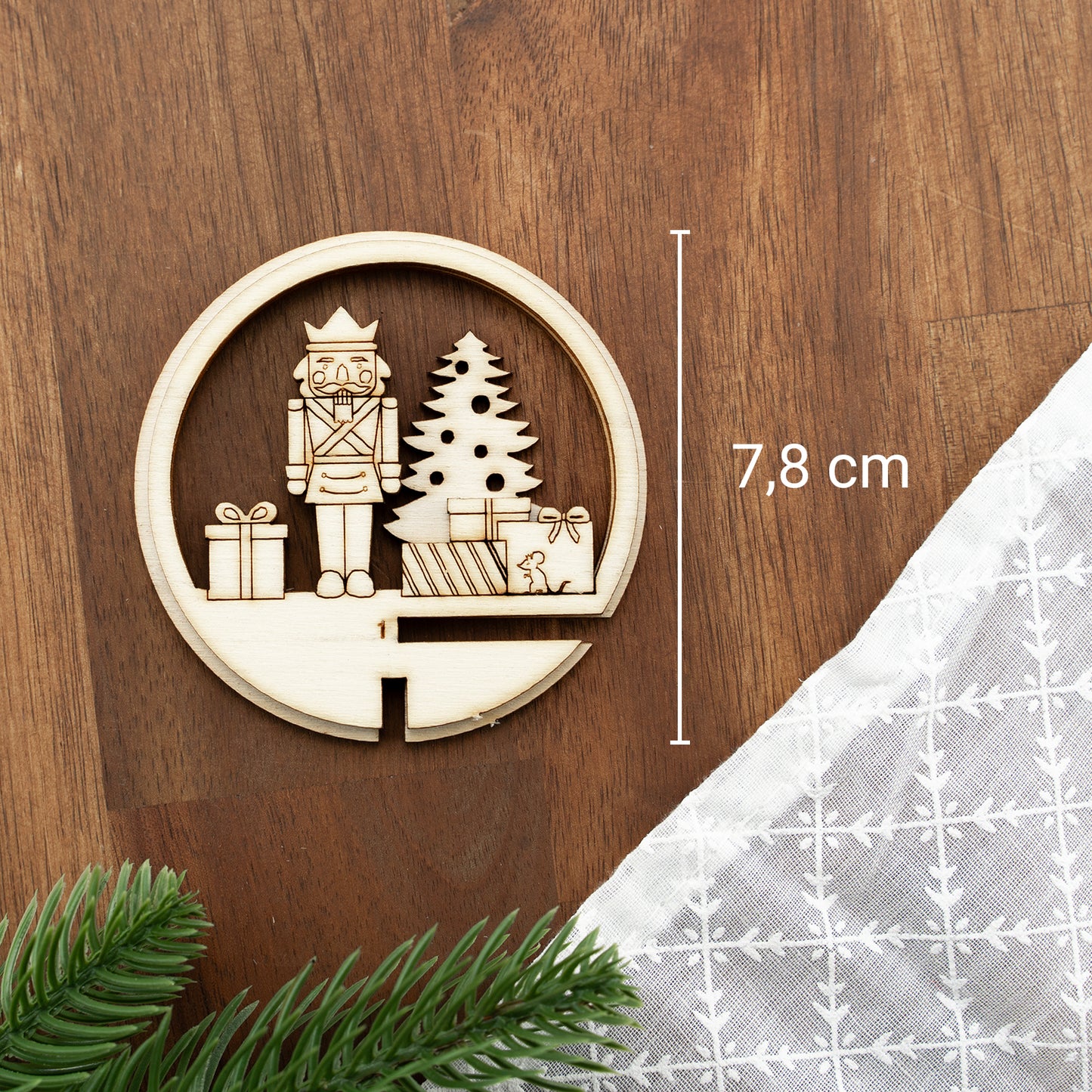 Holz Steckteil Set Weihnachten