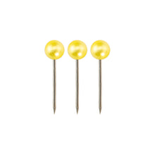 Stecknadeln mit Kopf gelb, 4 x 16 mm