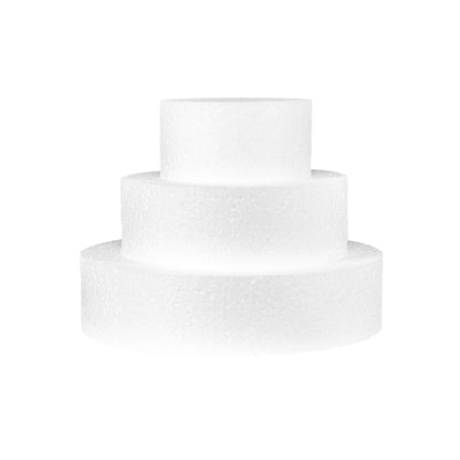 Styropor Torte Set dreistöckig H 5cm
