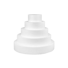 Styropor Torte Set fünfstöckig H 5cm