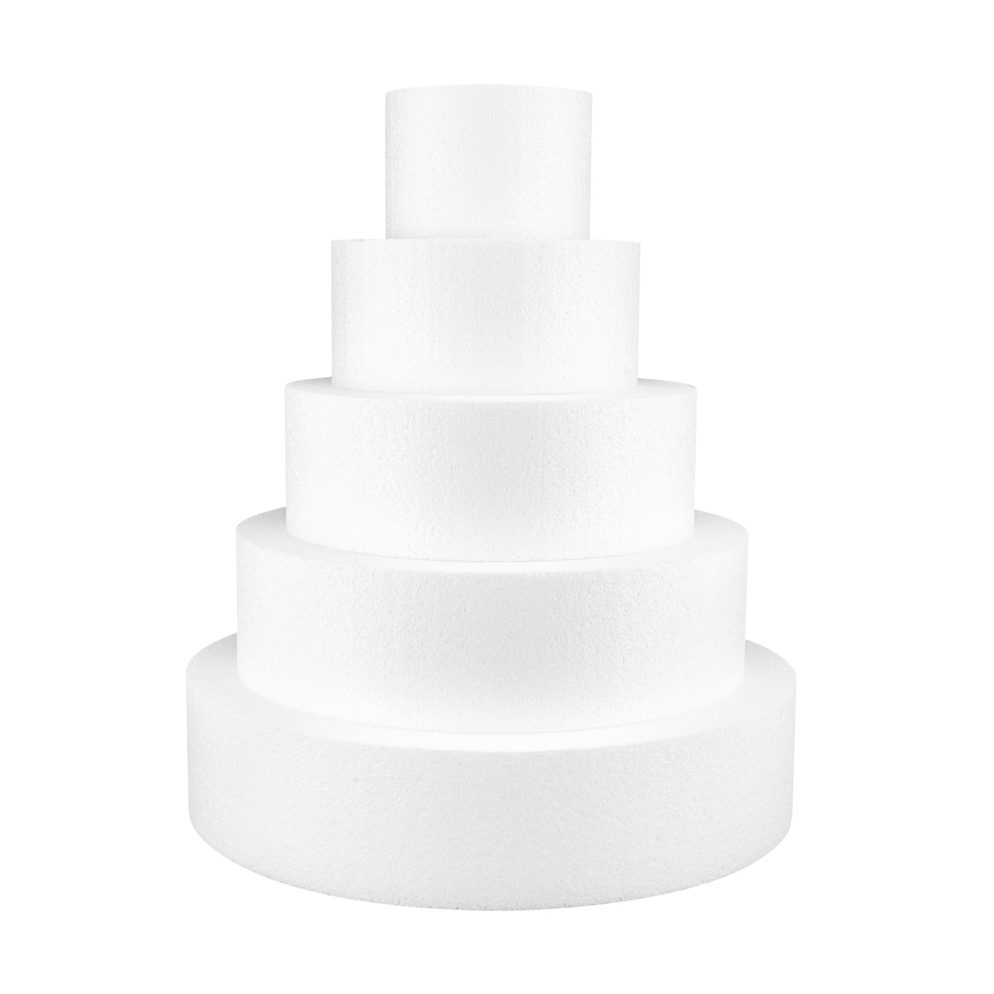 Styropor Torte Set fünfstöckig H 7cm