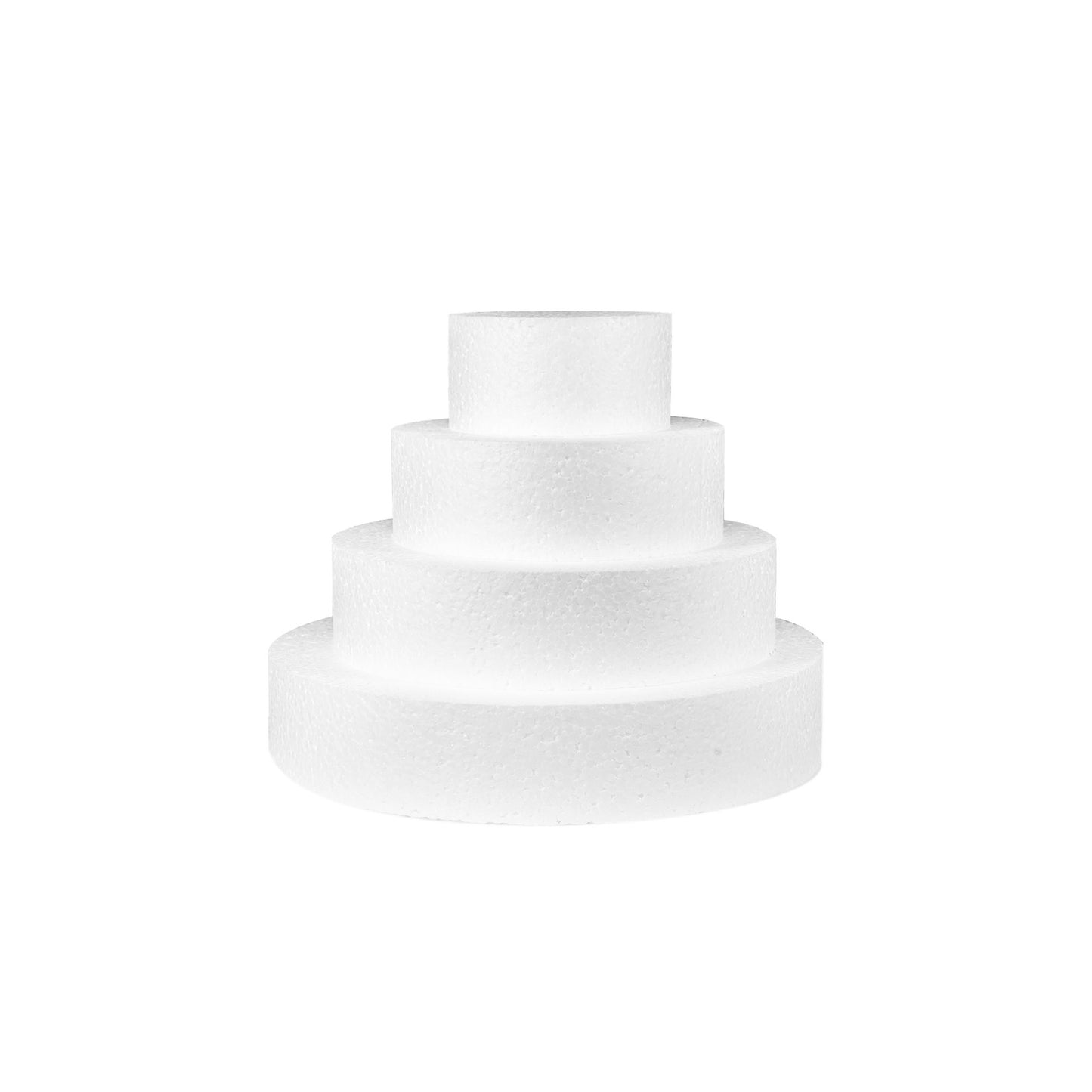 Styropor Torte Set vierstöckig H 5cm