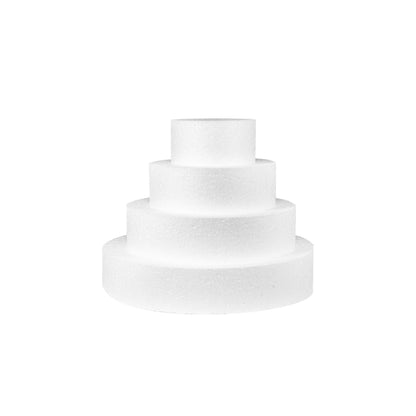 Styropor Torte Set vierstöckig H 5cm