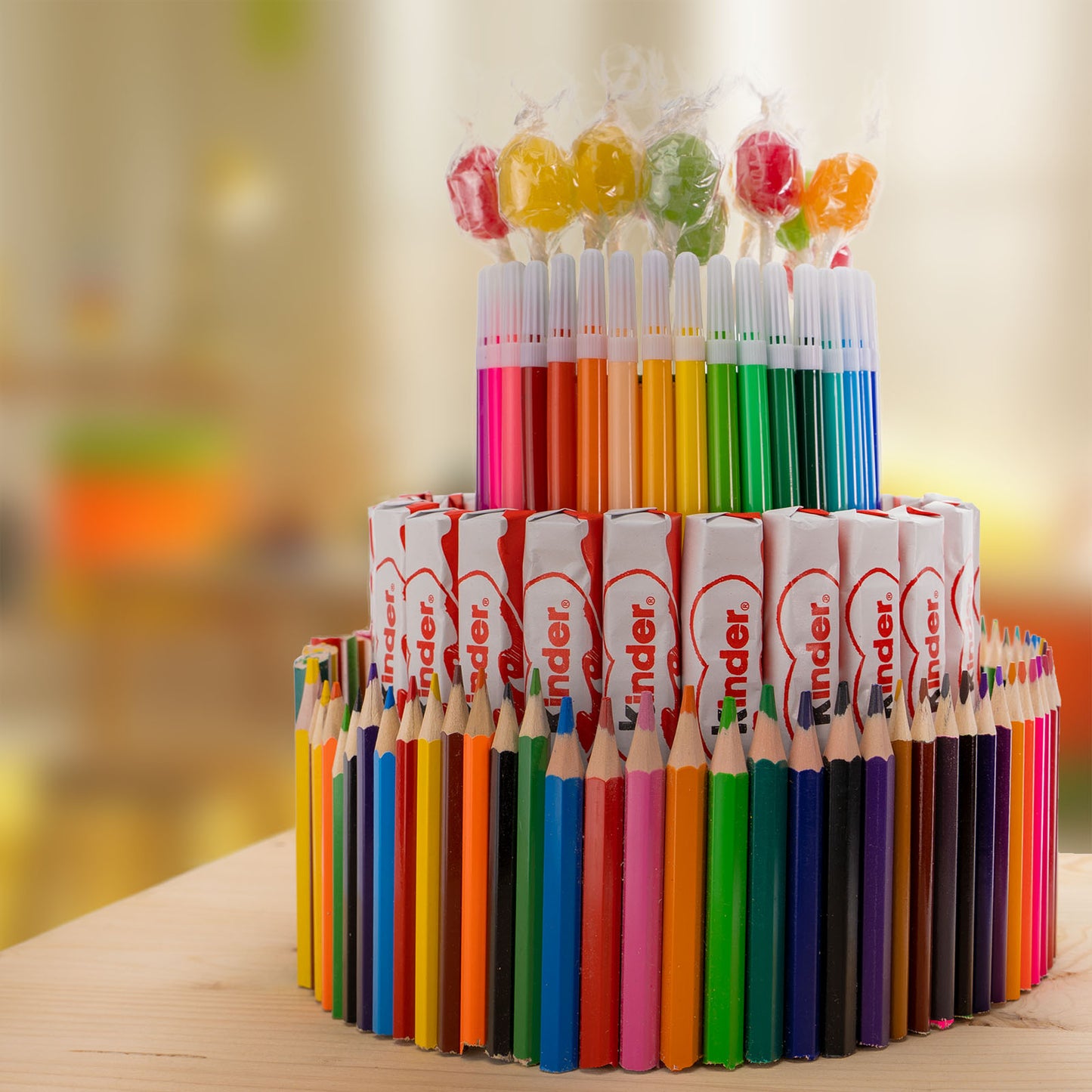 Styropor Torte Set dreistöckig H 5cm
