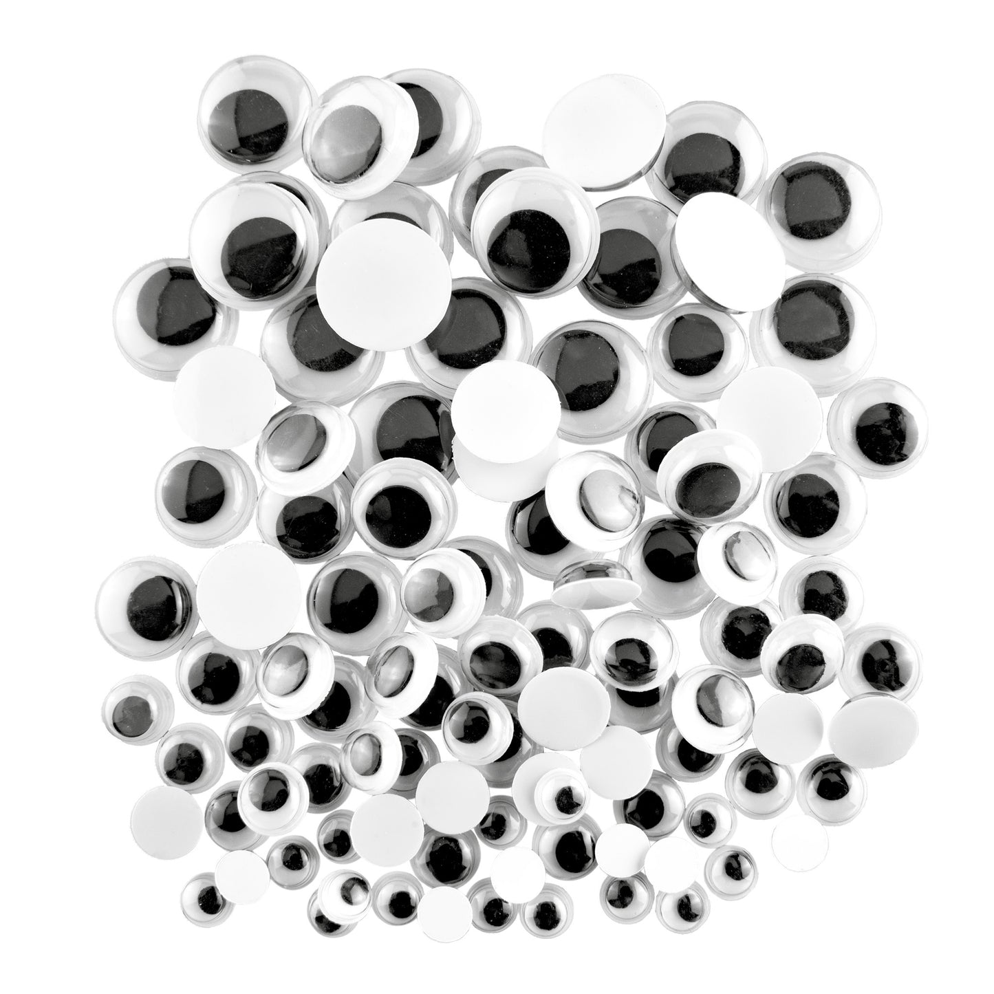 Wackelaugen rund mix pack 100 St.