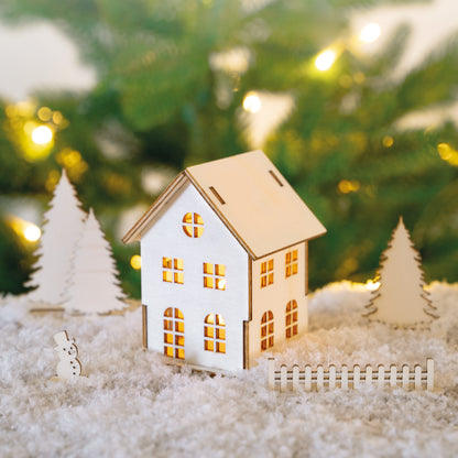 Holz Steckteil Haus A