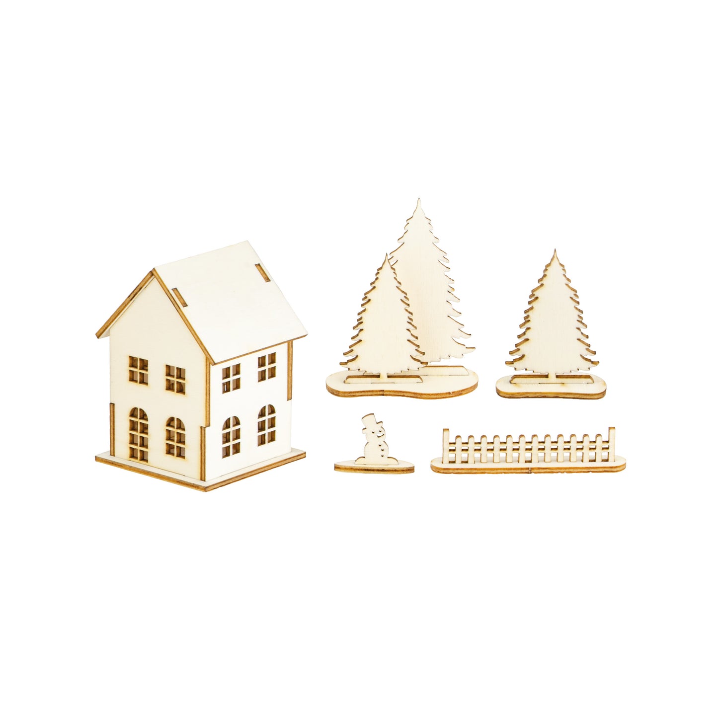 Holz Steckteil Haus A