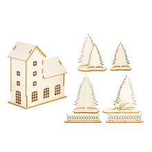 Holz Steckteil Haus B