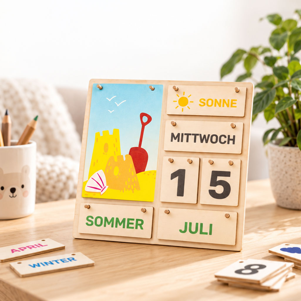 Holz Kalender bedruckt